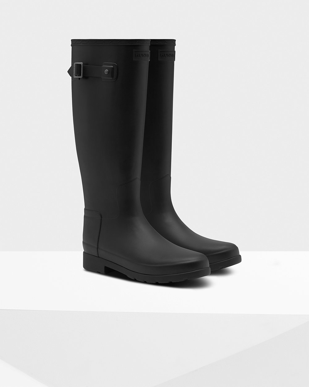 Galochas Altas Hunter Feminina Pretas - Original Refined - 91HJSYVWM